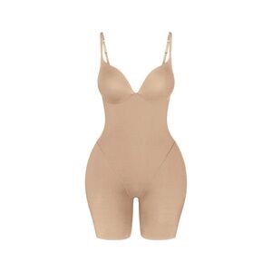 Skims Ultimate Mid Thigh Clay Bodysuit - NWT